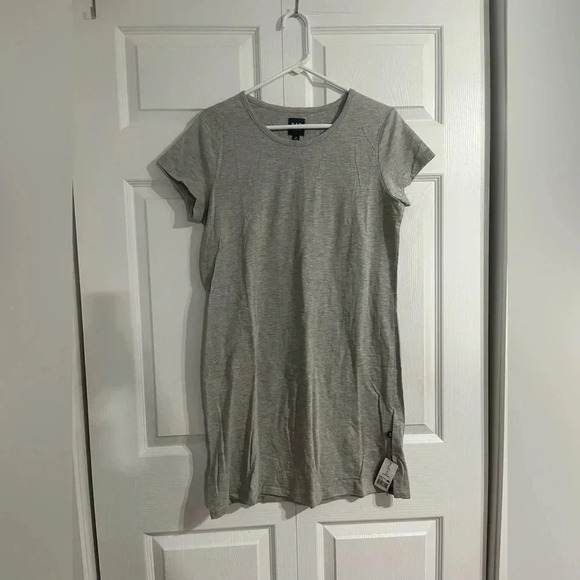 NWT Gap Gray Gray Shift Dress Medium - Picture 1 of 5